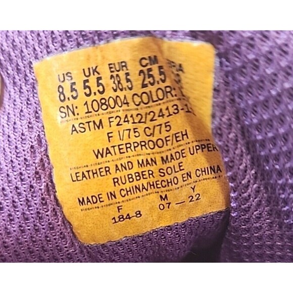 Skechers Womens Work Boots Composite‎ Toe 108004 McColl Waterproof US Size 8.5 - Picture 12 of 12